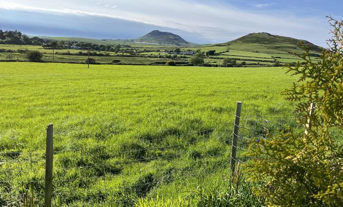 Pennant Igyn is surrounded by its own fields, Lambs in the spring, grass in the summer. Take a walk around the fields and enjoy the views.